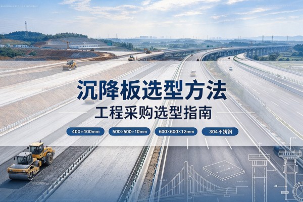 福贡沉降板选择方法