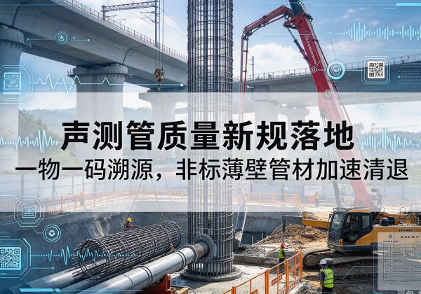 福贡声测管质量新规落地，一物一码溯源，非标薄壁管材加速清退