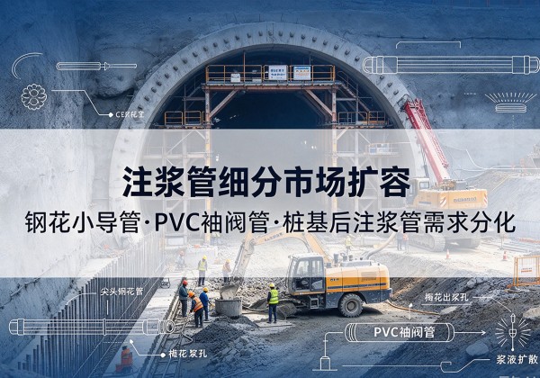 福贡注浆管细分市场扩容，隧道钢花小导管、PVC 袖阀管、桩基后注浆管需求分化