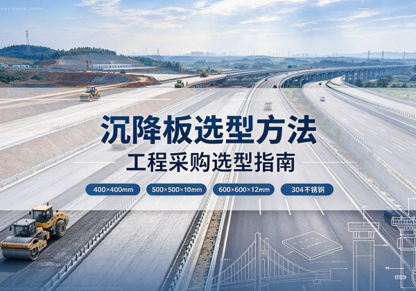 福贡沉降板选择方法